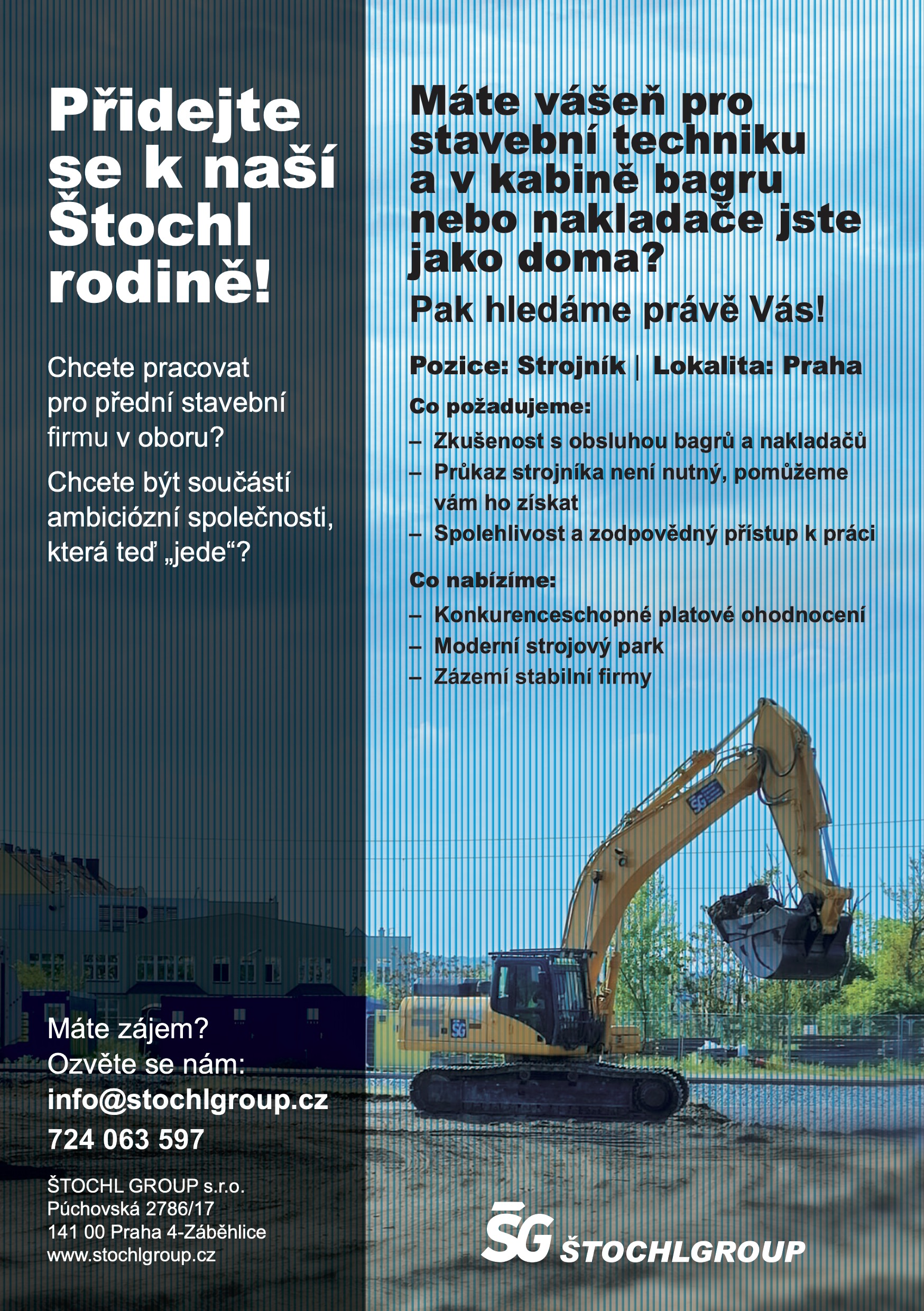 Přidejte se k naší Štochl rodině!